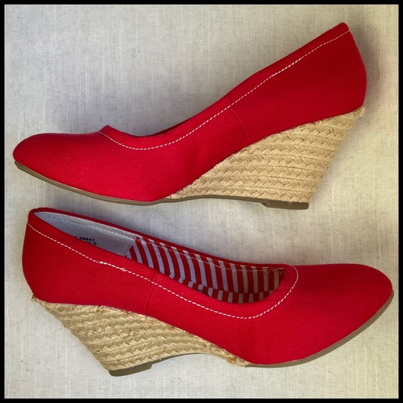 Simply Be Canvas Wedges - Picture 3 of 8